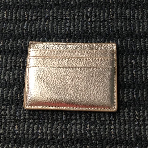 Metallic Rose Gold Card Holder - Picture 1 of 3